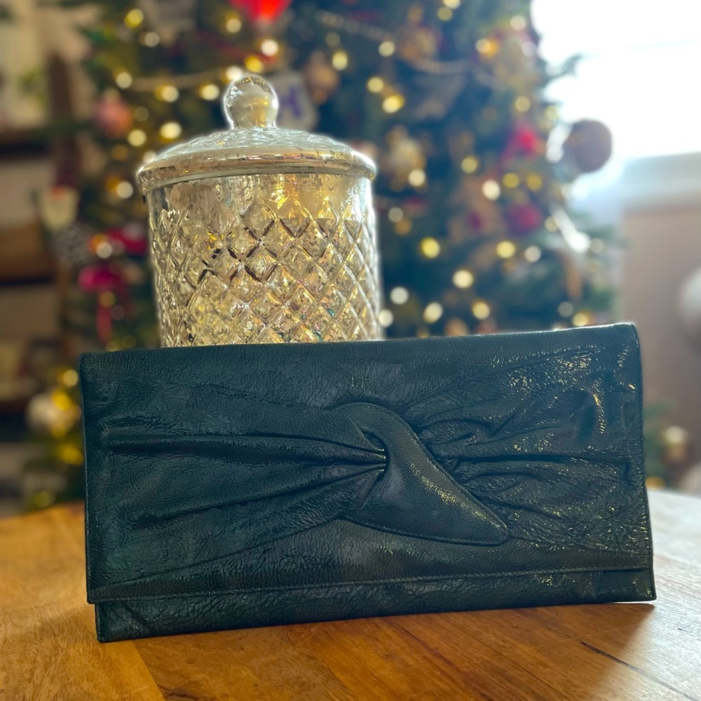 Emerald Green SoBella Clutch EUC